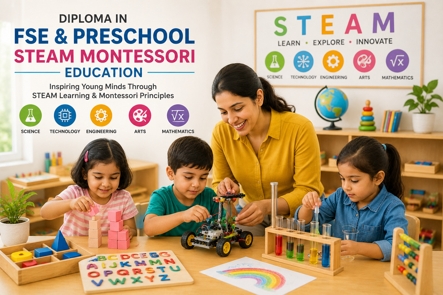 Diploma in FSE & Preschool STEAM Montessori